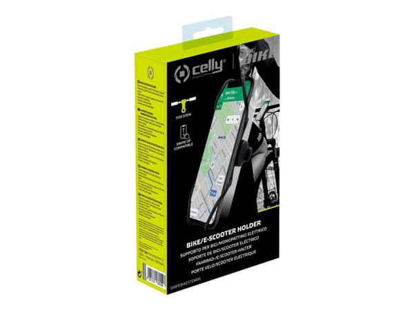 Celly SWIPEBIKESTEMBK - Sykkelholder for mobiltelefon - svart