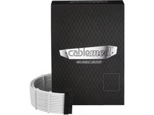 CableMod PRO Series ModMesh RT-Series - Strømkabelsett - formstøpt - hvit