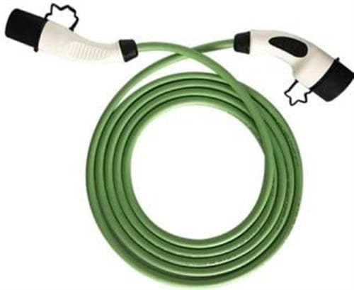 Ladekabel Mode 3, Type 2 - Type 2 stik 230V 1-faset 32A, 5 meter. IP54 , Godkendelse .: TüV / CE, 3x6,0 mm²+ 2x0,5 mm² lige kabel.