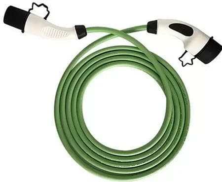 Ladekabel Mode 3, Type 2 - Type 2 stik 230V 1-faset 32A, 5 meter. IP54 , Godkendelse .: TüV / CE, 3x6,0 mm²+ 2x0,5 mm² lige kabel.