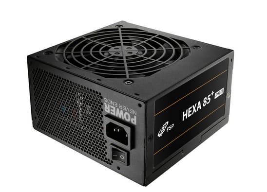 FSP/Fortron HEXA 85+ PRO 650W, 650 W, 100 - 240 V, 50/60 Hz, 9 - 4 A, Aktiv, 20 A