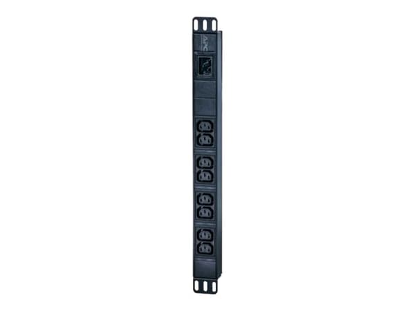 APC Easy Basic Rack PDU EPDU1016B - Strømfordelerenhet (kan monteres i rack) - AC 200/208/230 V - 3680 VA - inngang: IEC 60320 C20 - utgangskontakter Sort