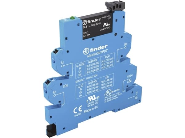 Finder Halvledarrelä 39.50.7.024.9024-10 2 A Kopplingsspänning (max.): 24 V/DC 10 st