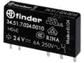 Miniatyrbilde 1 av 2: Finder 34.51.7.060.0010 Printrelæ 60 V/DC 6 A 1 x skiftekontakt 1 stk Tube