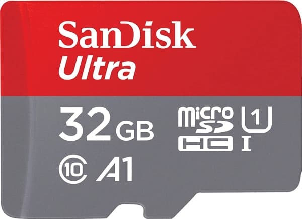 SanDisk Ultra - Flashminneskort (microSDHC till SD-adapter ingår) - 32 GB - A1 / UHS-I U1 / Class10 - microSDHC UHS-I (2 st.)