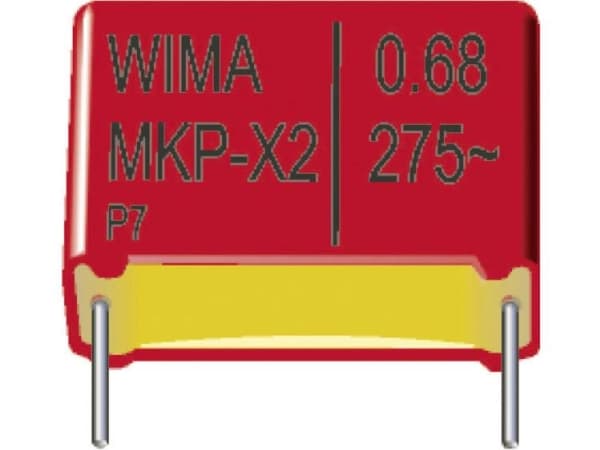 Wima MKP 10 1,5uF 10% 250V RM37,5 1 stk MKP-foliekondensator med radial tråd 1.5 µF 250 V/DC 10 % 37.5 mm (L x B x H) 41.5 x 13 x 24 mm