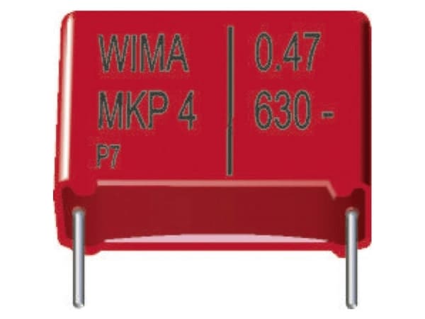 Wima MKP4G046807G00KSSD 1 MKP foliekondensator med radiell tråd 6,8 µF 400 V/DC 20 % 37,5 mm (L x B x H) 41,5 x 20 x 39,5 mm