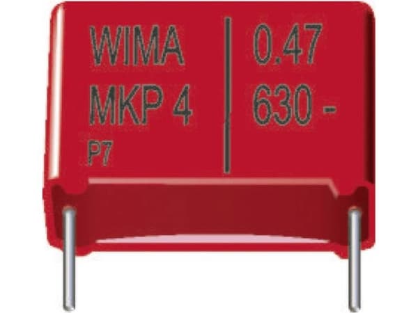 Wima MKP4G046807G00KSSD 1 stk MKP-foliekondensator med radial tråd 6.8 µF 400 V/DC 20 % 37.5 mm (L x B x H) 41.5 x 20 x 39.5 mm