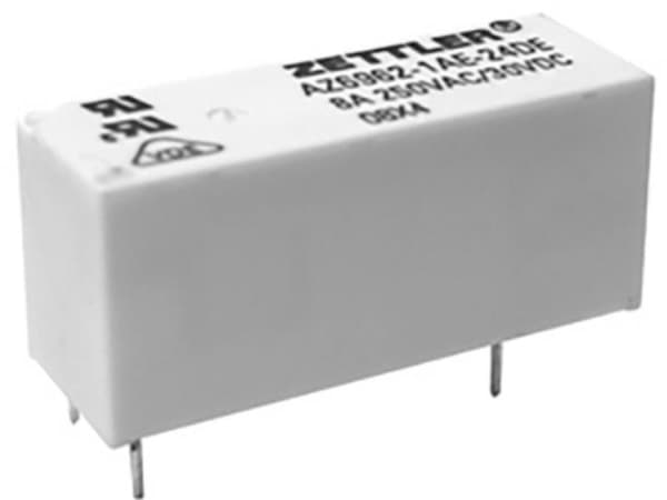Zettler Electronics AZ6962-1CE-24DE Tulostusrele 24 V/DC 10 A 1 x vaihtokosketin 1 kpl 1 kpl