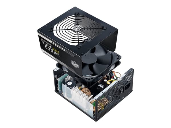 Cooler Master MWE Gold V2 650 - Strømforsyning (intern) - ATX12V / EPS12V - 80 PLUS Gold - AC 100-240 V - 650 watt - aktiv PFC - Europa