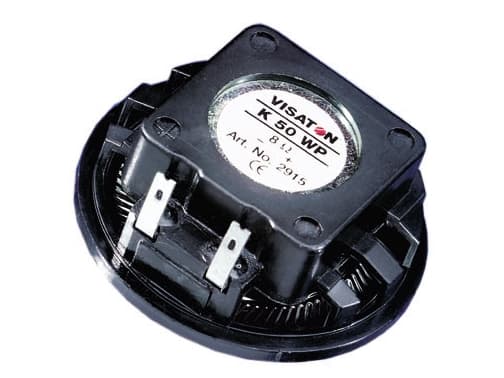 Visaton K 50 WP, Full rekkevidde, 2 W, Rund, 3 W, 50 O, 180 - 17000 Hz
