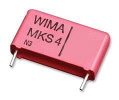 WIMA MKS4C052206D, Fixed capacitor, Kalvo, Pinta, Punainen, DC, 22000 nF