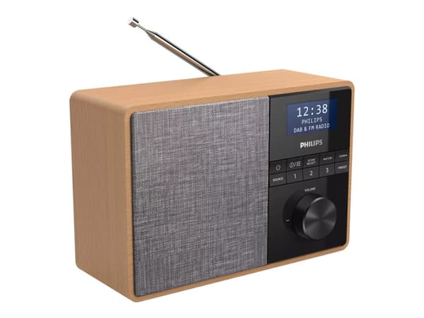 Philips TAR5505/10, Kannettava, Digitaalinen, DAB, DAB+, FM, 5 W, LCD, Valkoinen