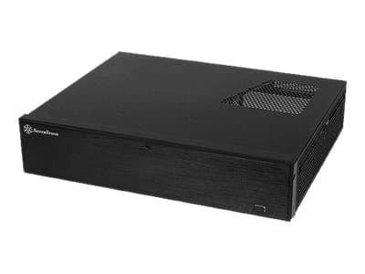 SilverStone MILO ML04 - SFF - micro ATX - ingen strömförsörjning (ATX / PS/2) - svart - USB/ljud