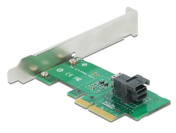 Delock PCI Express x4 Card > 1 x internal SFF-8643 NVMe - Low Profile Form Factor - Diskkontroller - U.2 NVMe - lav profil - PCIe 4.0 x4