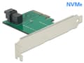 Miniatyrbilde 4 av 5: Delock PCI Express x4 Card > 1 x internal SFF-8643 NVMe - Low Profile Form Factor - Diskkontroller - U.2 NVMe - lav profil - PCIe 4.0 x4