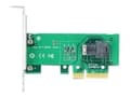Miniatyrbilde 1 av 5: Delock PCI Express x4 Card > 1 x internal SFF-8643 NVMe - Low Profile Form Factor - Diskkontroller - U.2 NVMe - lav profil - PCIe 4.0 x4
