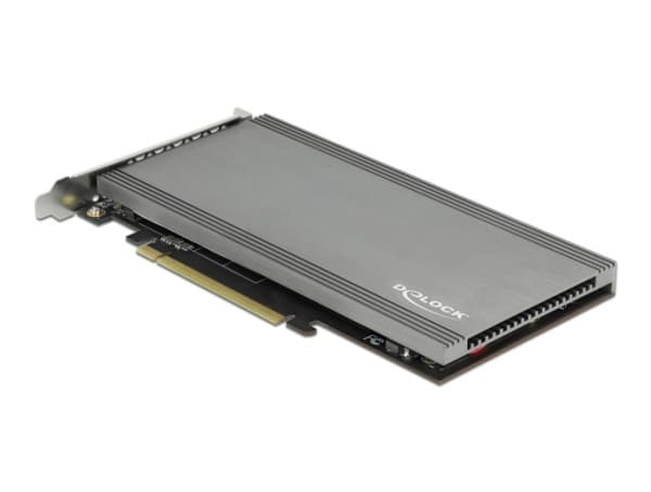 Delock PCI Express x16 Card to 4 x internal NVMe M.2 Key M - Grensesnittsadapter - M.2 - Expansion Slot to M.2 - M.2 NVMe Card - PCIe 3.0 x16