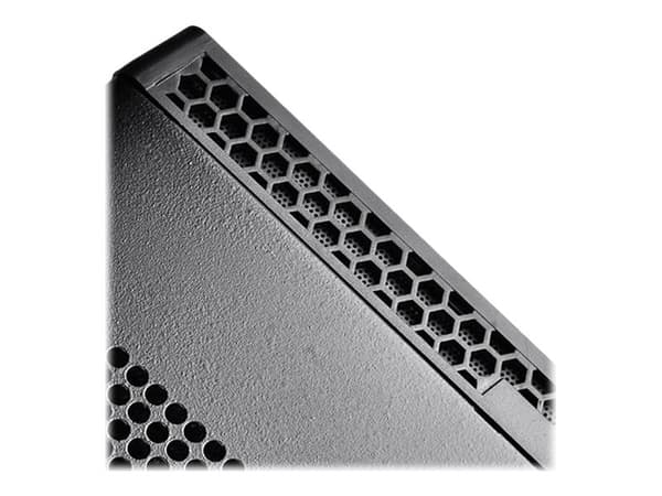 SilverStone SUGO SG13 - Tower - Mini-DTX - ingen strømforsyning (AT / PS/2) - svart - USB/lyd