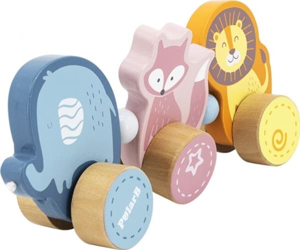 Viga Toys Viga 44023 PolarB Zoo vänner att dra
