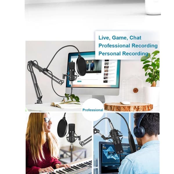 Studio Live Streaming -tallennusmikrofoniteline