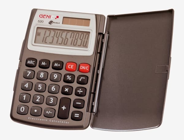 GENIE 520 - Utskriftskalkulator - LCD