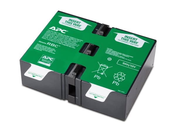 APC Replacement Battery Cartridge #166 - UPS-batteri - 1 x batteri - blysyre - 180 Wh - svart - for Back-UPS Pro BR1600MI