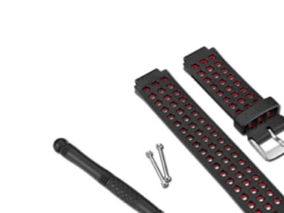 Garmin Forerunner 220 - Band för GPS - svart / röd - för Forerunner 220