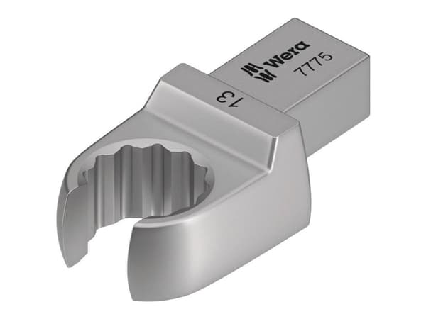 Wera 7775, Torque wrench end fitting, Sølv, 1 stykker, Chromium-Vanadium Steel (Cr-V)