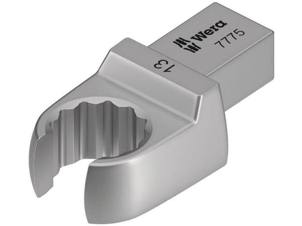 Wera 7775, Torque wrench end fitting, Sølv, 1 stykker, Chromium-Vanadium Steel (Cr-V)