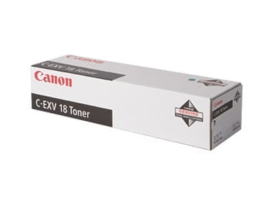 Canon C-EXV 18 - Svart - original - tonerpatron - for imageRUNNER 1018, 1018J, 1022A, 1022F, 1022i, 1022IF, 1024iF