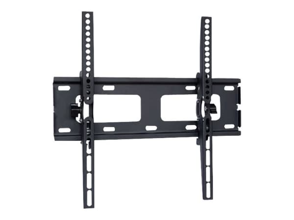 VivoLink Wall Mount Slim - Monteringssett (veggmontering) - for flatpanel - skjermstørrelse: 23"-55" - monteringsgrensesnitt: 400 x 400 mm - veggmont Sort