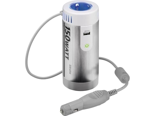 CoreParts MBXINV-AC001, Kannettava tietokone, Sisätila, 10-15 V, 150 W, 230 V, DC-to-AC