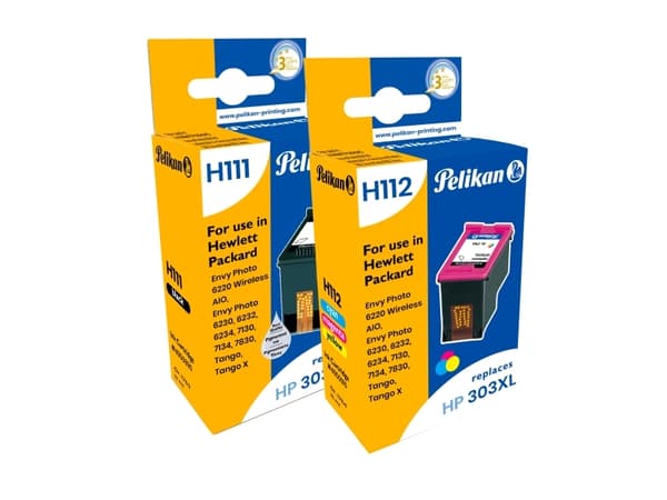Pelikan 4950900, Hög (XL) avkastning, 600 sidor, 415 sidor, 2 styck, Flerpack