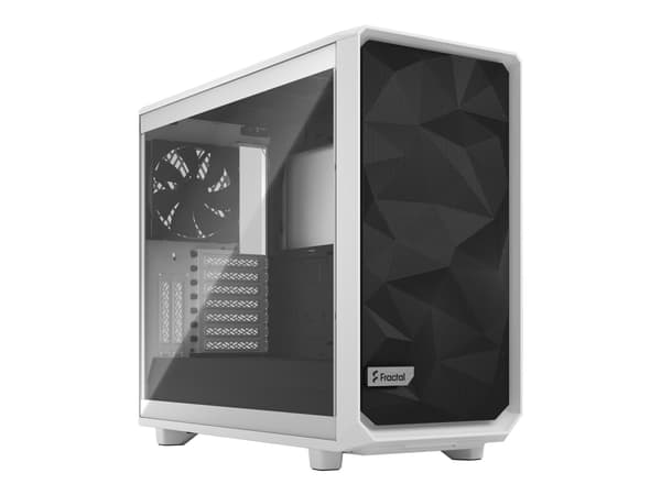 Fractal Design Meshify 2 - Tower - utökad ATX - ingen strömförsörjning (ATX) - vit - USB/ljud