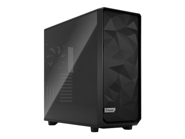Fractal Design Meshify 2 XL Light Tempered Glass, Tower, PC, Musta, ATX, EATX, mikro ATX, Mini-ITX, SSI CEB, Terästä, Karkaistu lasi, Pelaaminen