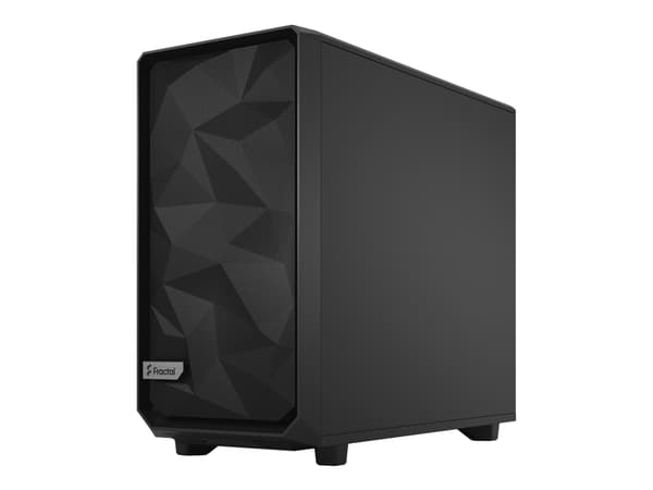 Fractal Design Meshify 2, Tower, PC, Musta, ATX, EATX, mikro ATX, Mini-ITX, Terästä, Pelaaminen musta