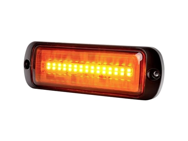 WAS Strålkastare W218 1469 12 V/DC, 24 V/DC via elnät Struktur, skruvmontering Orange