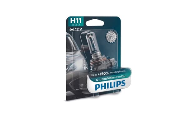Philips 12362XVPB1, 55 W, 12 V, H11, Halogen, 3450 K, 1 stykker