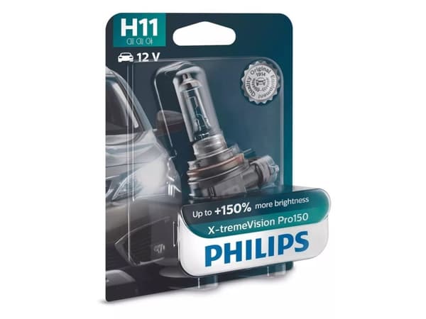Philips 12362XVPB1, 55 W, 12 V, H11, Halogen, 3450 K, 1 stykker