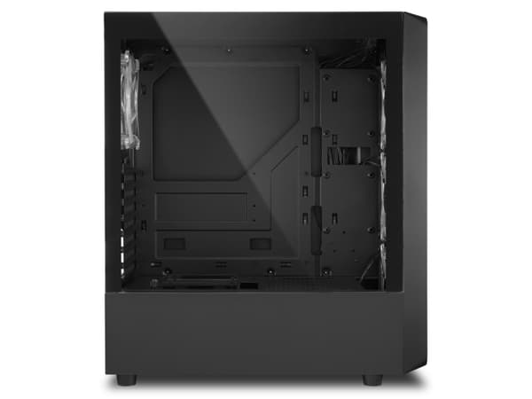Sharkoon TK4 RGB, Midi Tower, PC, Sort, ATX, Micro ATX, Mini-ITX, Multi, PC-kabinettvifte