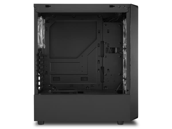 Sharkoon TK4 RGB, Midi Tower, PC, Sort, ATX, Micro ATX, Mini-ITX, Multi, PC-kabinettvifte