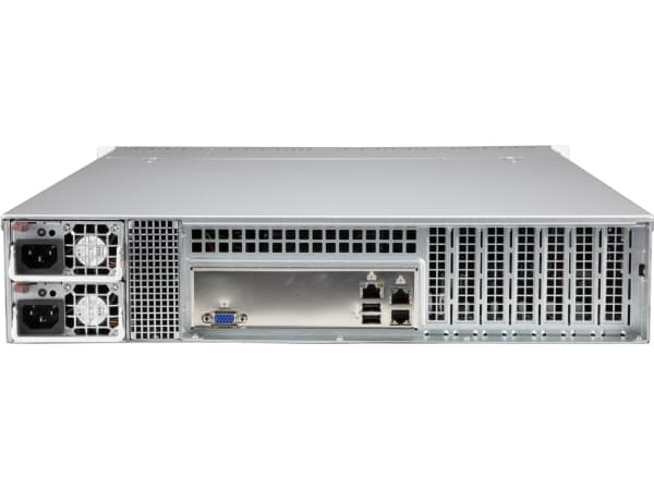 Supermicro SCLA25TQC R609LP - Kan monteras i rack - 2U - förbättrad utökad ATX - SATA/SAS - hot-swap 650 Watt - svart