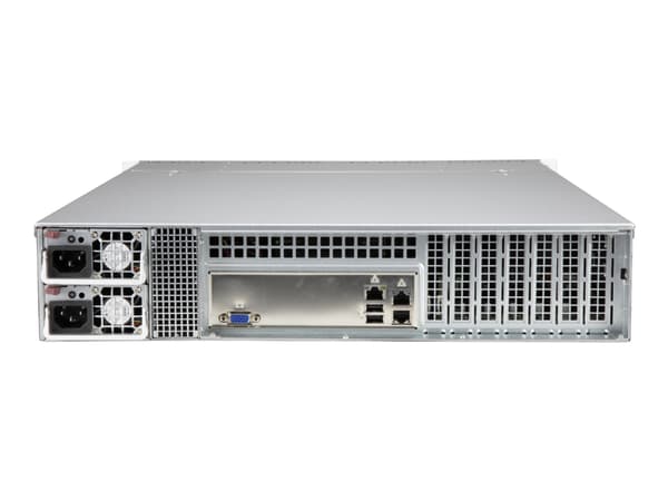 Supermicro SCLA25TQC R609LP - Kan monteras i rack - 2U - förbättrad utökad ATX - SATA/SAS - hot-swap 650 Watt - svart