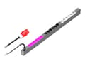Miniatyrbilde 1 av 2: Rittal PDU Basic - Strømfordelerenhet - AC 400 V - 11 kW - 3-faset - utgangskontakter: 18 (18 x power CEE 7/3) - 0U - 3 m kabel