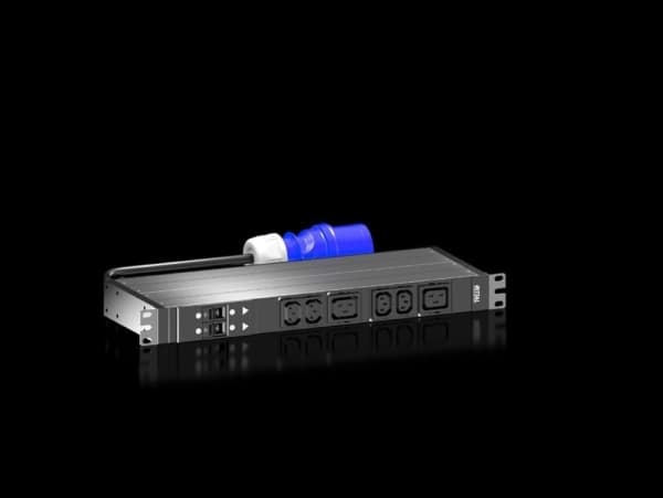 Rittal PDU Basic - Strømfordelerenhet (kan monteres i rack) - AC 230 V - 7.4 kW - enkeltfase - utgangskontakter: 6 (2 x IEC 60320 C19, 4 x IEC 60320