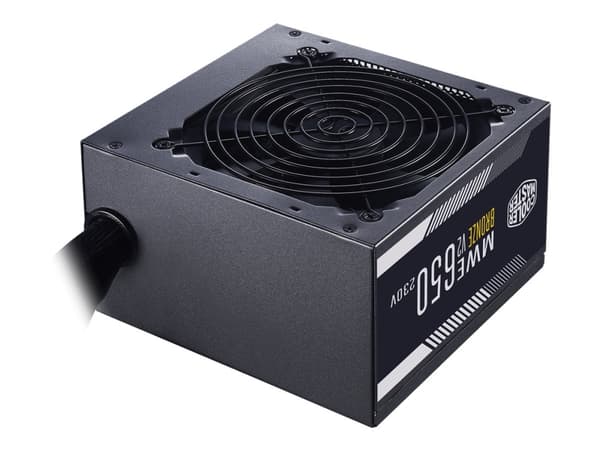 Cooler Master MWE Bronze V2 650 - Strømforsyning (intern) - ATX12V 2.52/ EPS12V - 80 PLUS Bronze - AC 200-240 V - 650 watt - aktiv PFC - Europa
