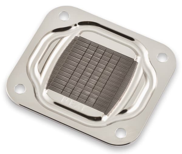 Aqua Computer 21801, Vannblokk, Akryl, Akryl glass, Aluminium, Nickel, Sølv, LGA 2011 (Socket R), LGA 2066, Integrated RGBpx LEDs, 1/4"