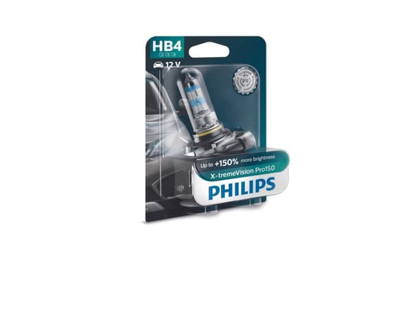Philips 9006XVPB1, 51 W, 12 V, HB4, halogeeni, 3450 K, 1 kpl, 1 stk