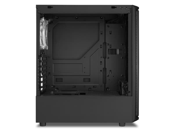 Sharkoon SK3 RGB, Midi Tower, PC, Svart, ATX, micro ATX, Mini-ITX, Multi, Fall fläktar